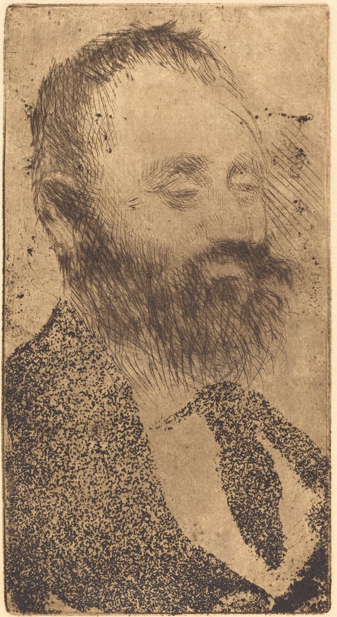 Alfons Hirsch, 1875. autorstwa Edgar Degas