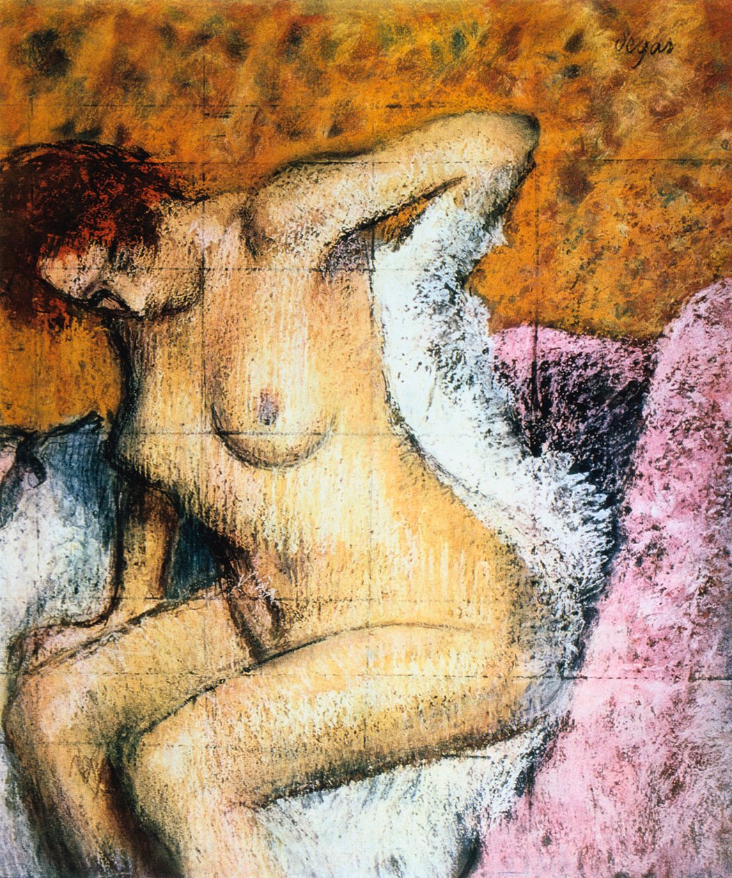 Apres le Bain po kąpieli, ok. 1895 r. autorstwa Edgar Degas