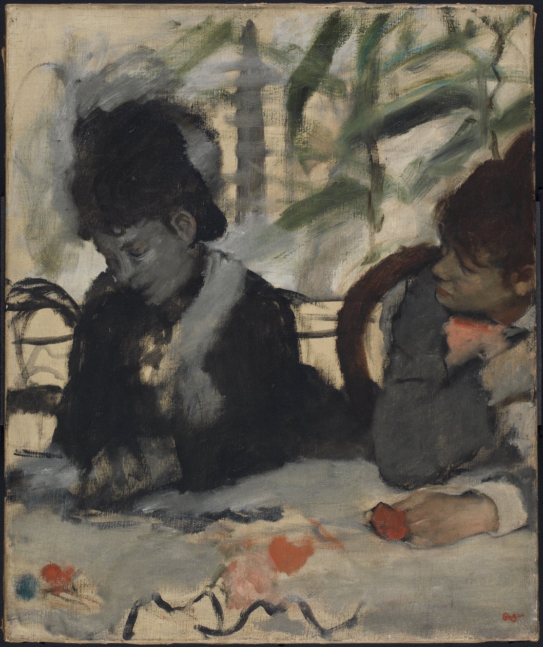 W kawiarni autorstwa Edgar Degas