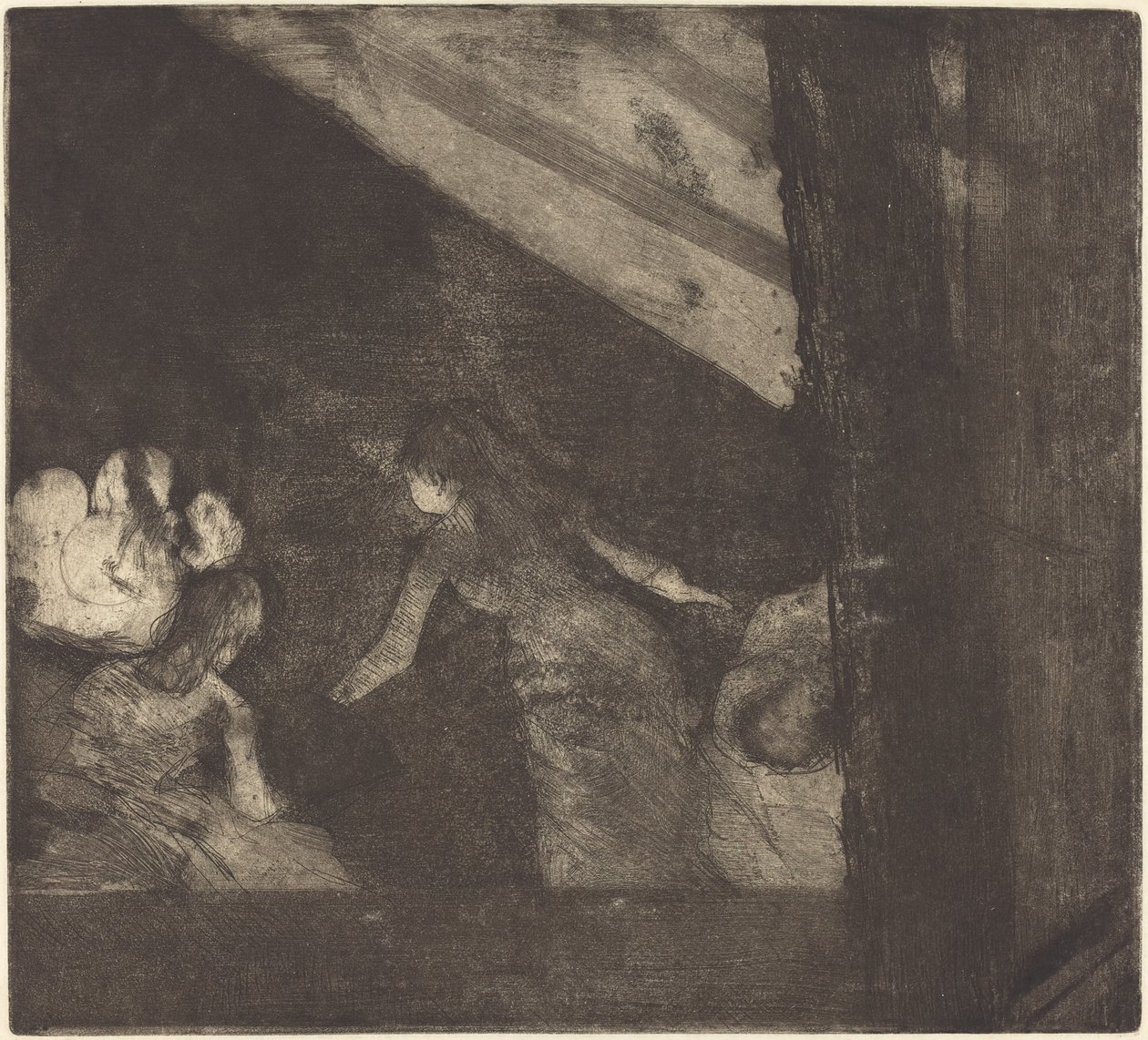 W Cafe des Ambassadeurs Aux Ambassadeurs, 18791880. autorstwa Edgar Degas