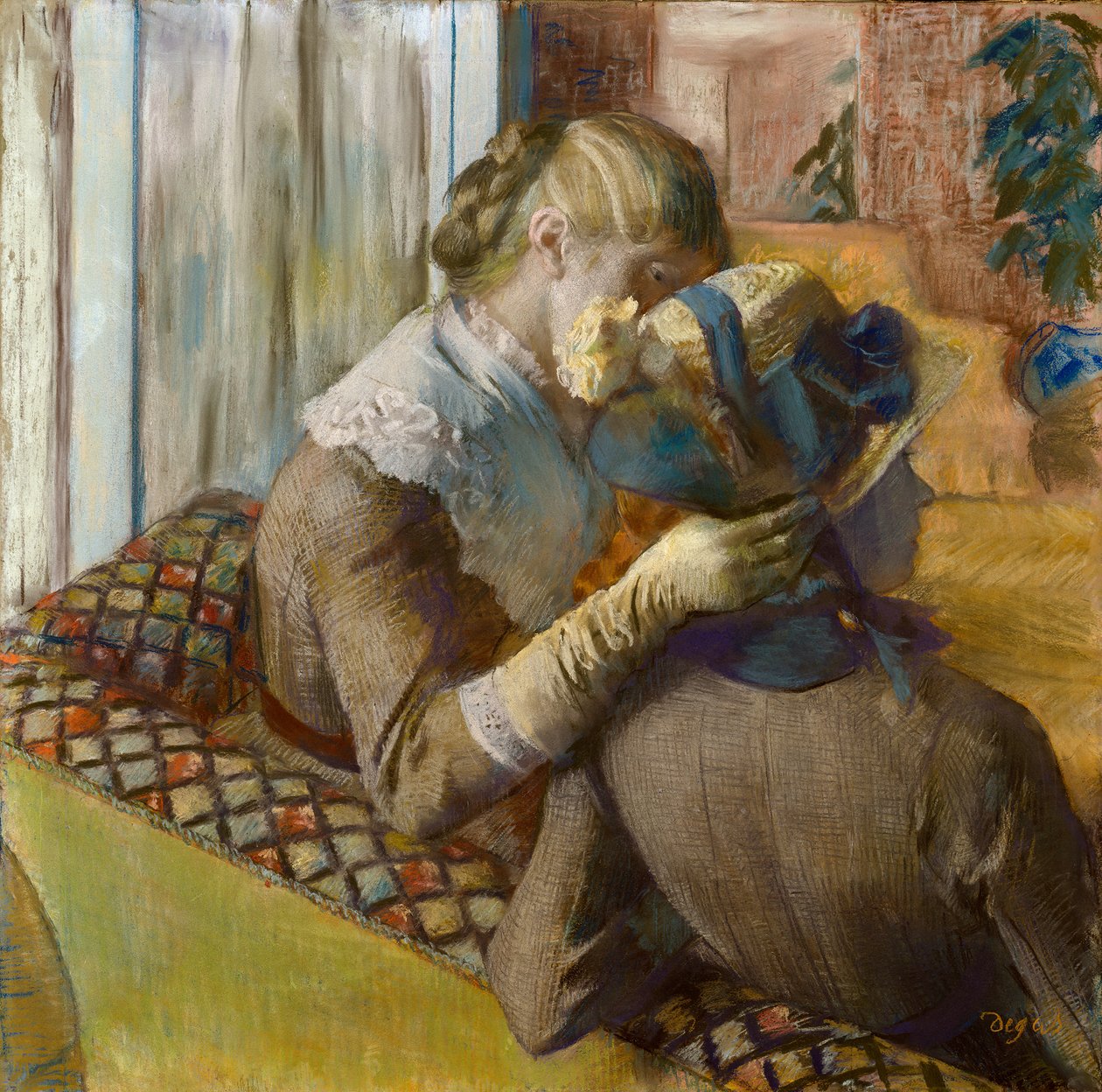 U Millinerów, 1881. autorstwa Edgar Degas