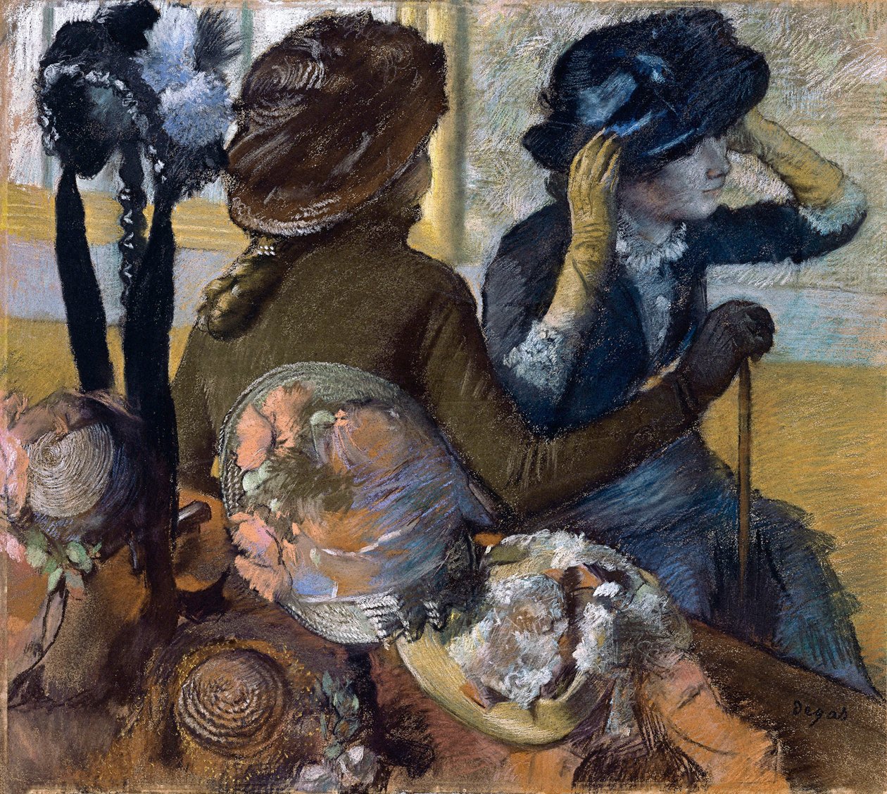U Milliners, 1882 autorstwa Edgar Degas
