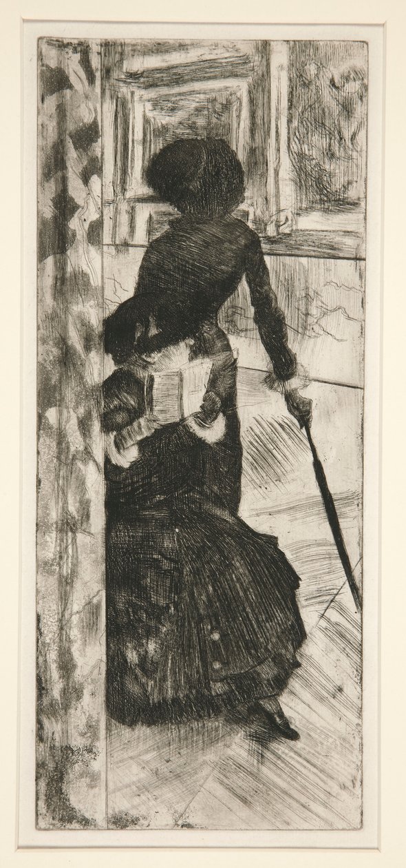 W Luwrze: Malarstwo (Mary Cassatt) autorstwa Edgar Degas
