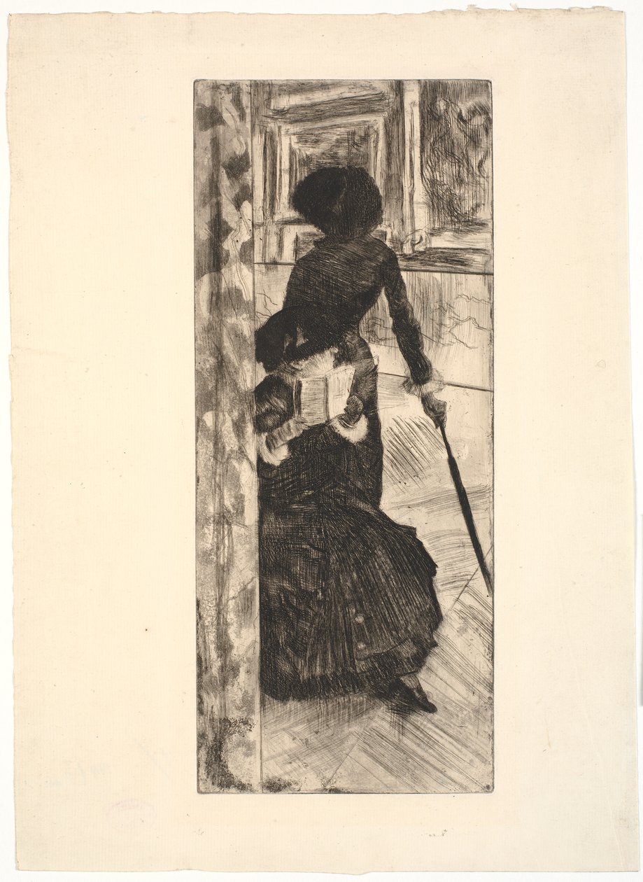 W Luwrze: Malarstwo (Mary Cassatt) autorstwa Edgar Degas