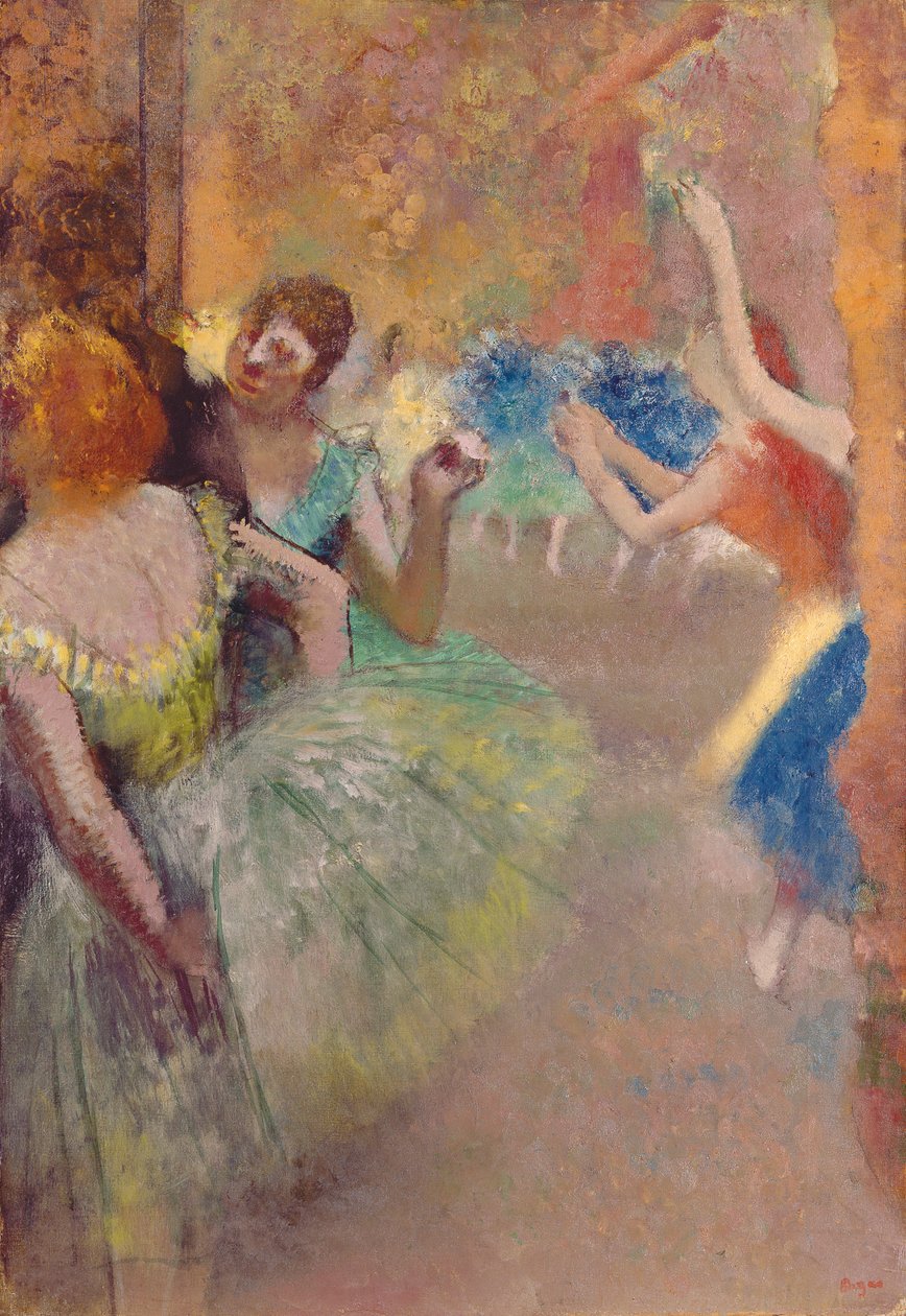 Scena baletowa; Scena z baletu, ok.1885 autorstwa Edgar Degas