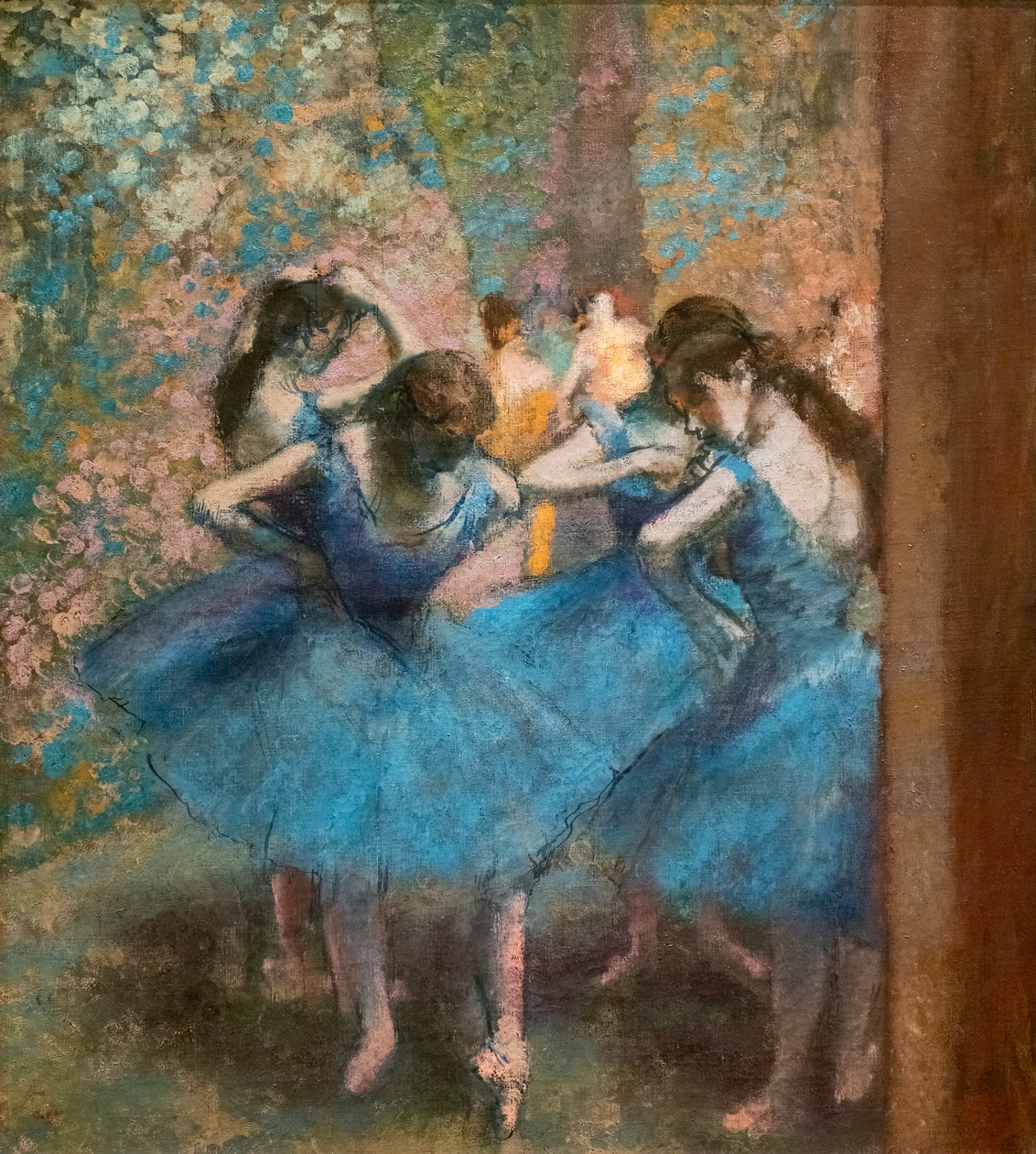 Niebiescy tancerze. Około 1893-96. Olej na płótnie. autorstwa Edgar Degas