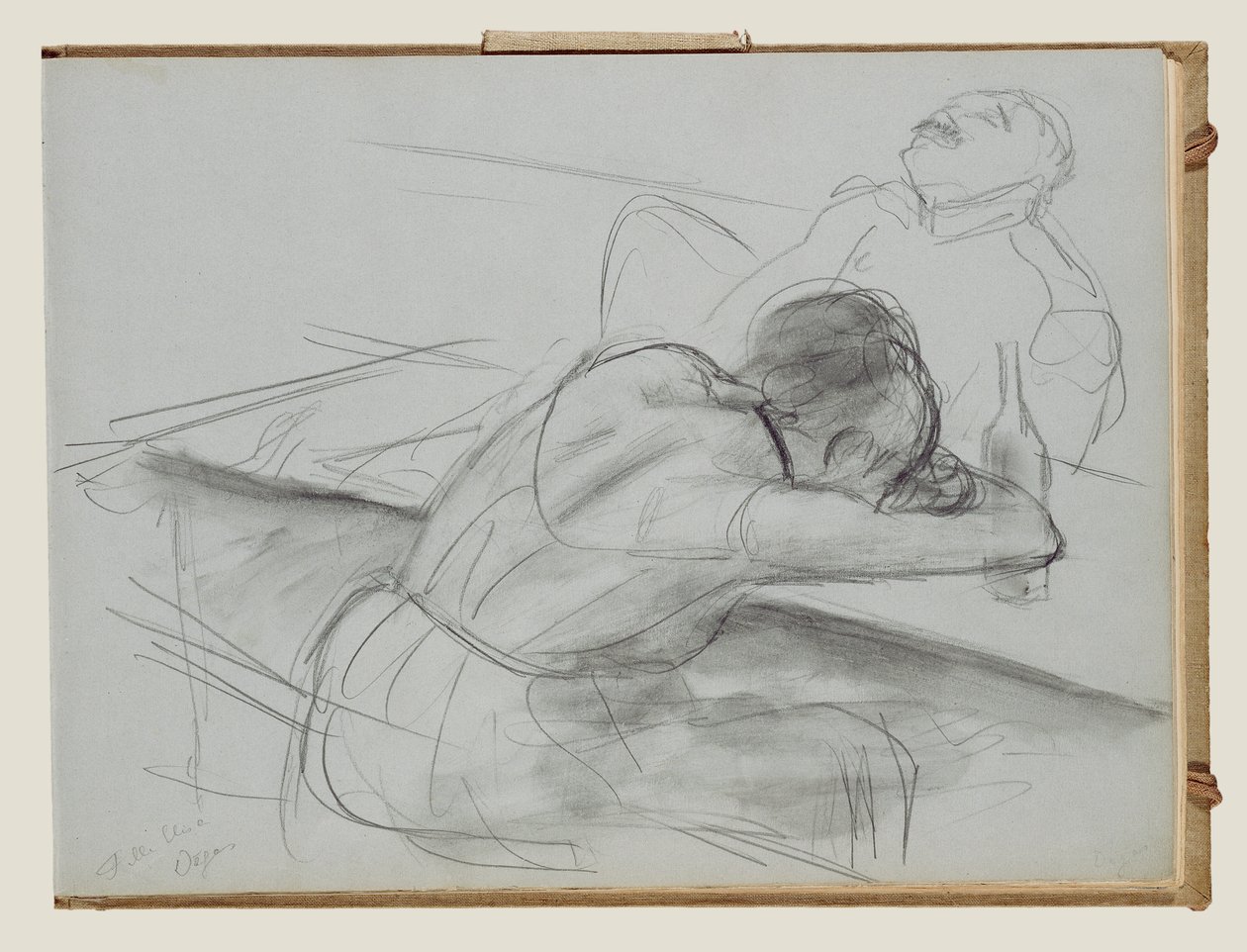 Scena burdelu autorstwa Edgar Degas