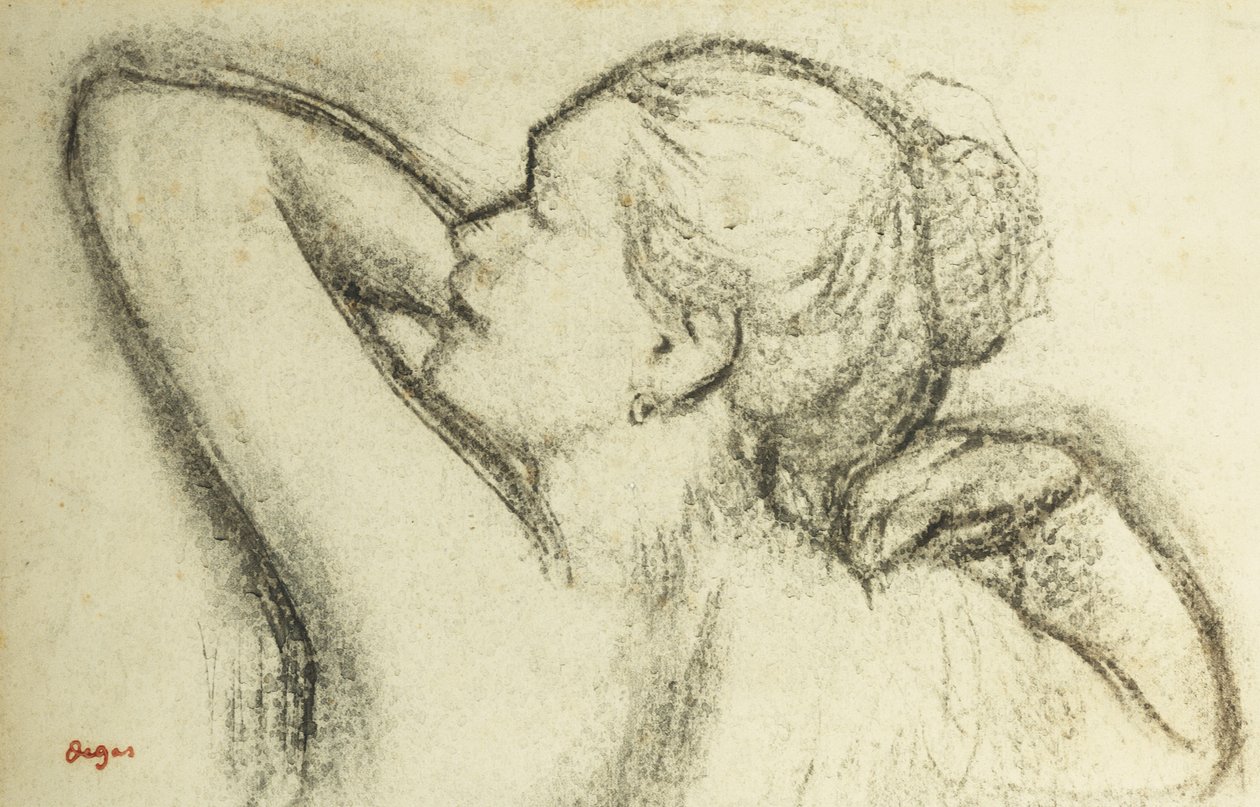 Popiersie kobiety; Buste de Femme, autorstwa Edgar Degas