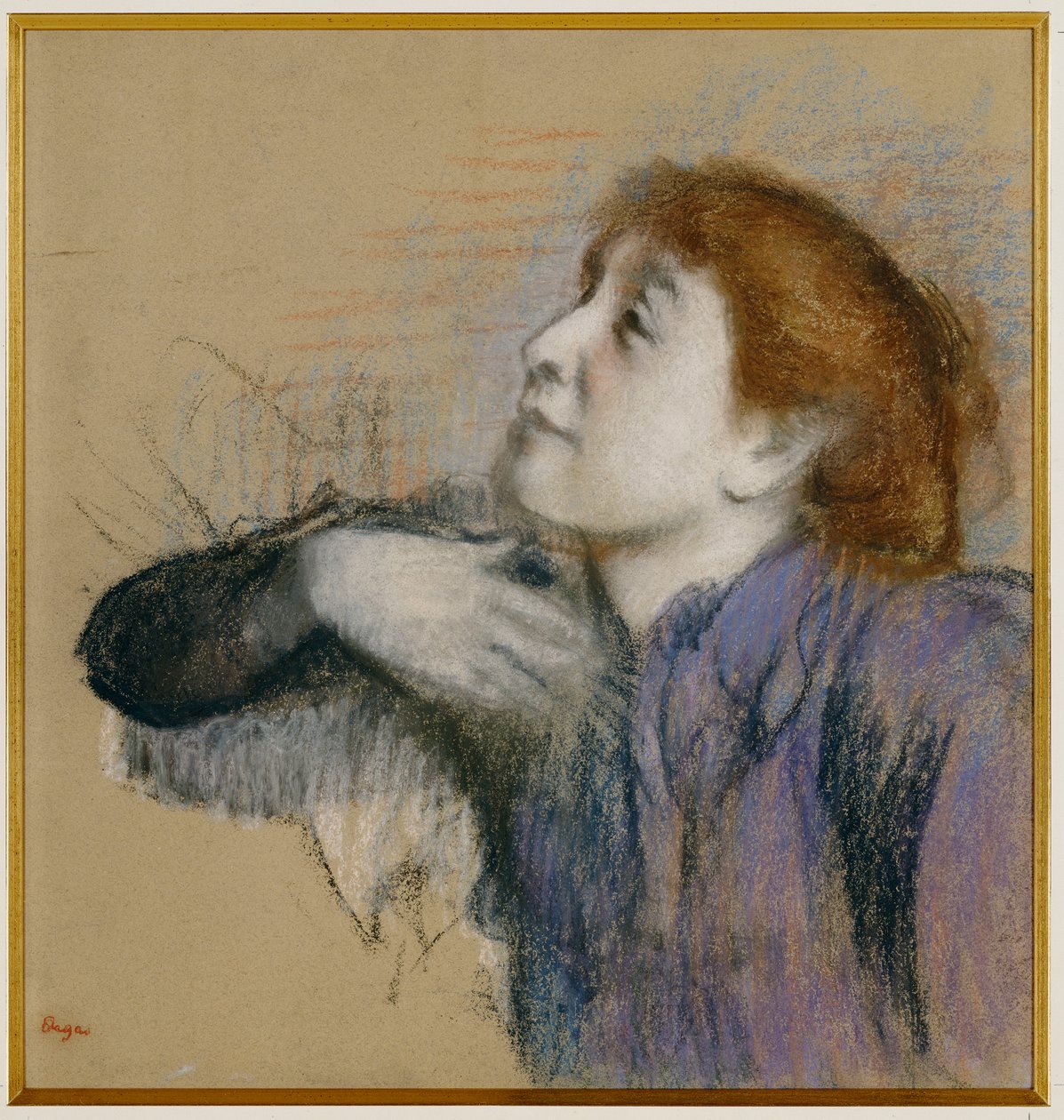 Popiersie kobiety, ok. 1880-85 autorstwa Edgar Degas