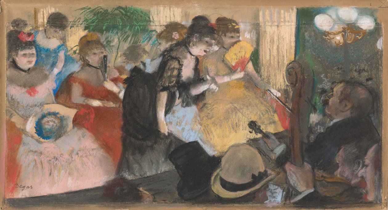 Kawiarnia-Koncert autorstwa Edgar Degas
