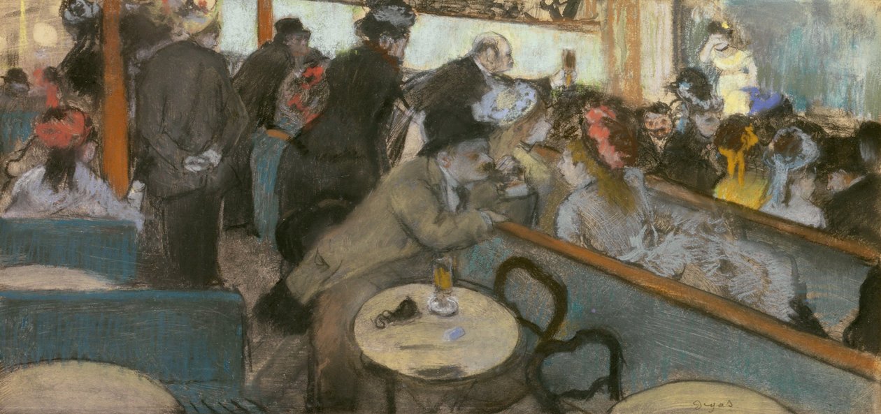 Kawiarnia-Koncert autorstwa Edgar Degas