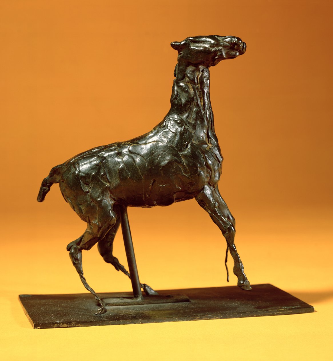 Koń Karakolingowy (brąz) autorstwa Edgar Degas