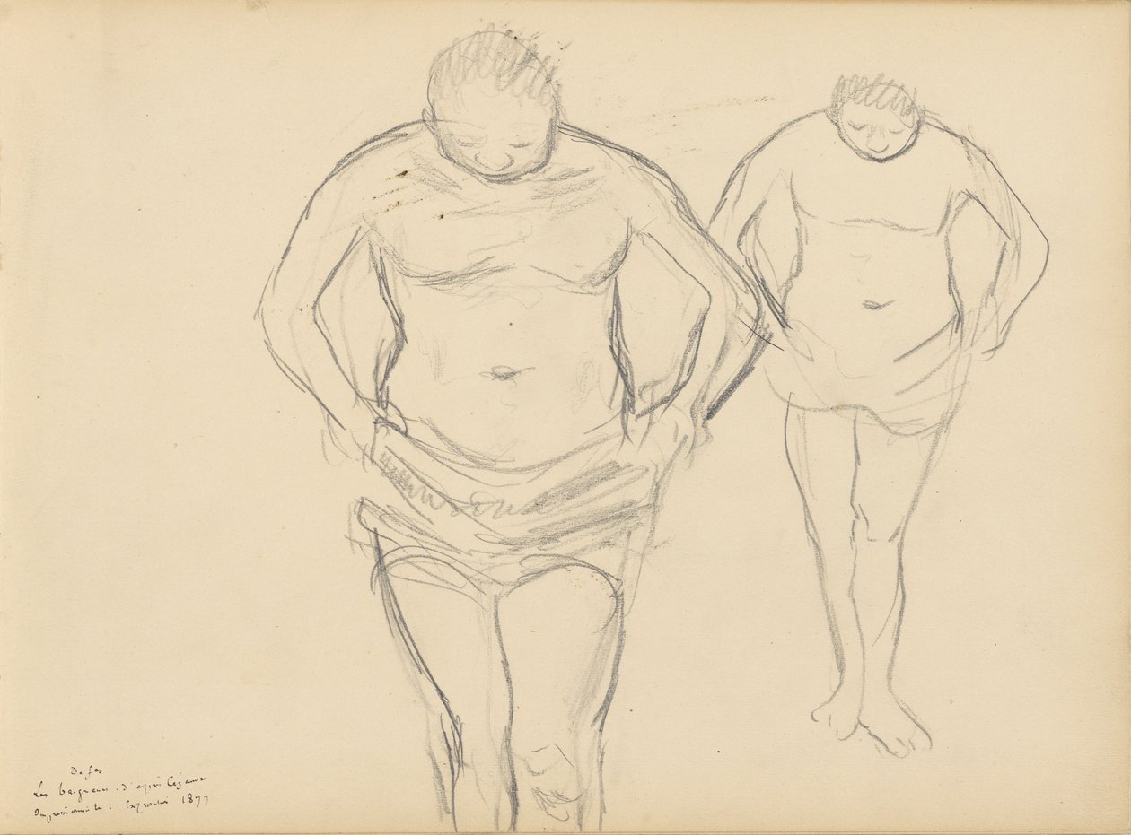 Kopie "Kąpiących się" Cézanne