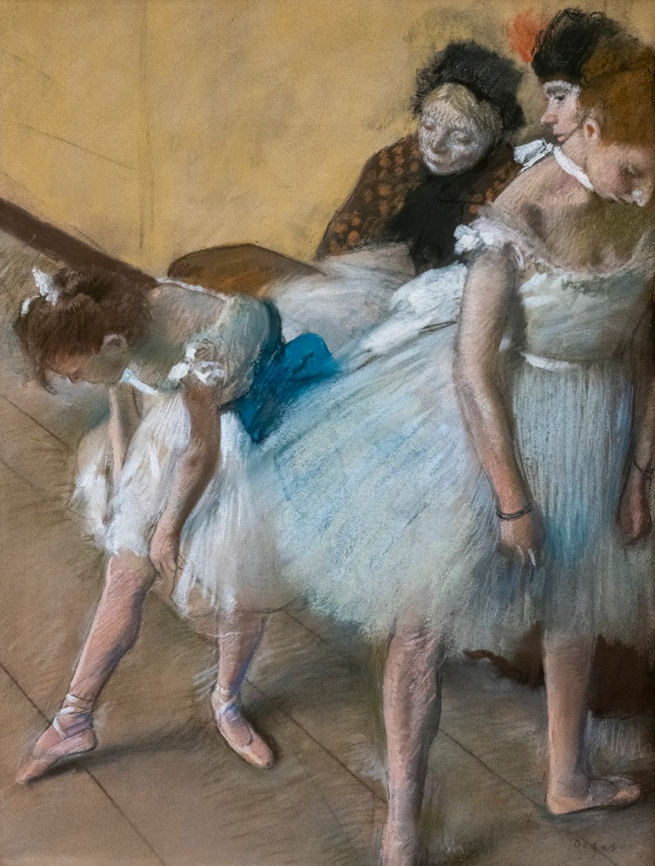 Egzamin z tańca. 1880. Pastel na papierze. autorstwa Edgar Degas