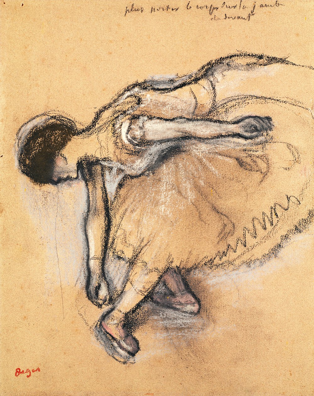 Tancerz autorstwa Edgar Degas