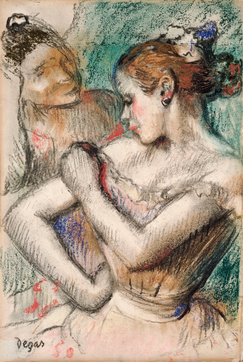 Tancerz, 1896 autorstwa Edgar Degas