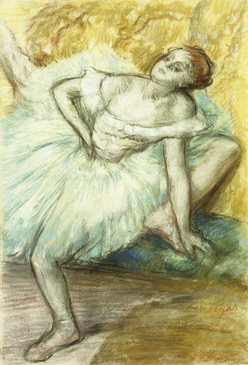 tańczyć; Tancerka, 1897-1900 autorstwa Edgar Degas