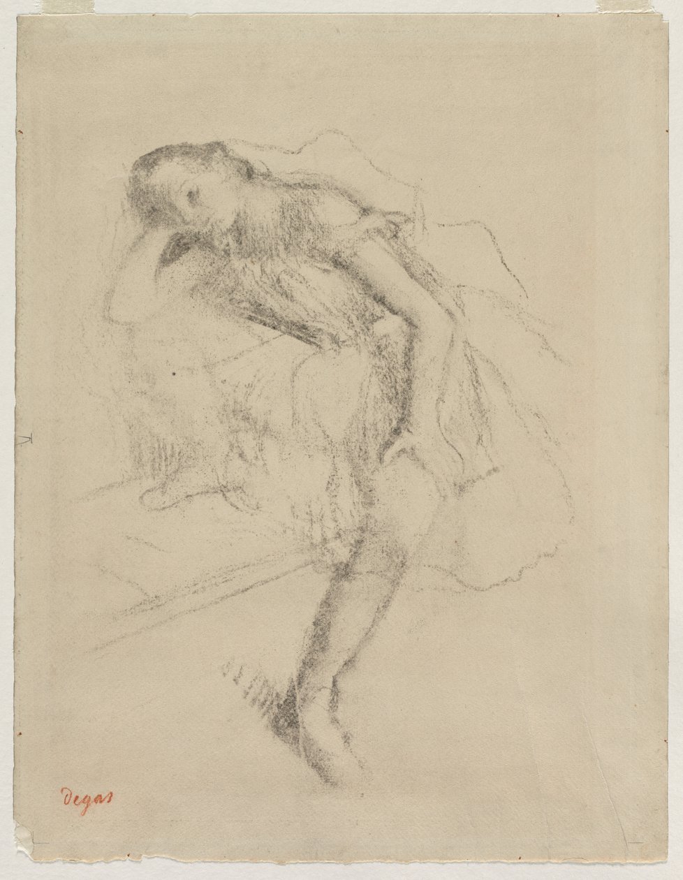 Tancerka w spoczynku autorstwa Edgar Degas