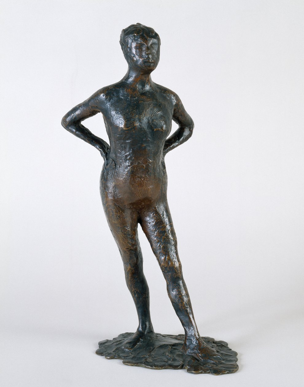Tancerka w stanie spoczynku, 1892-95 (brąz) autorstwa Edgar Degas