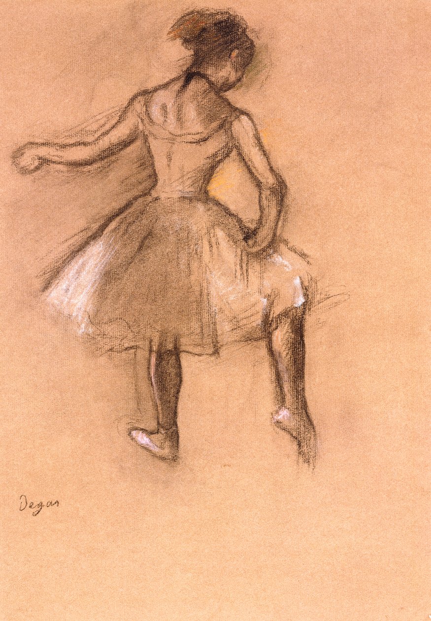 Tancerka, ok.1880 autorstwa Edgar Degas