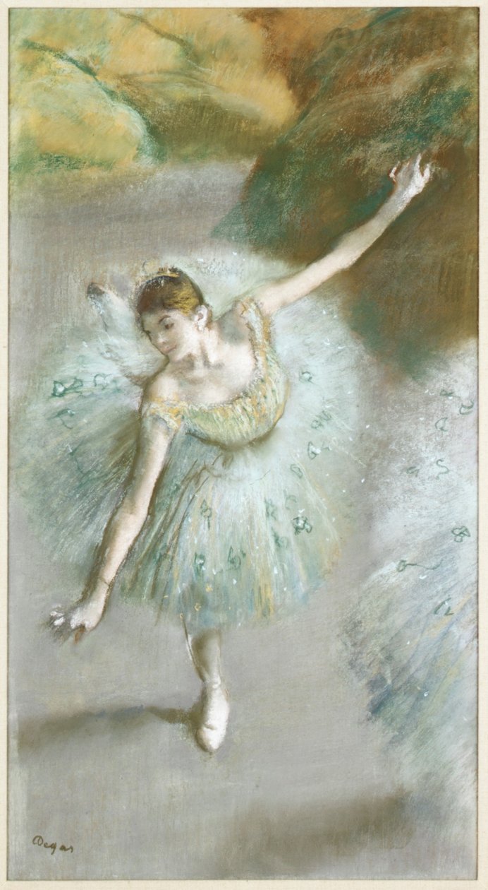 Tancerka w zieleni autorstwa Edgar Degas