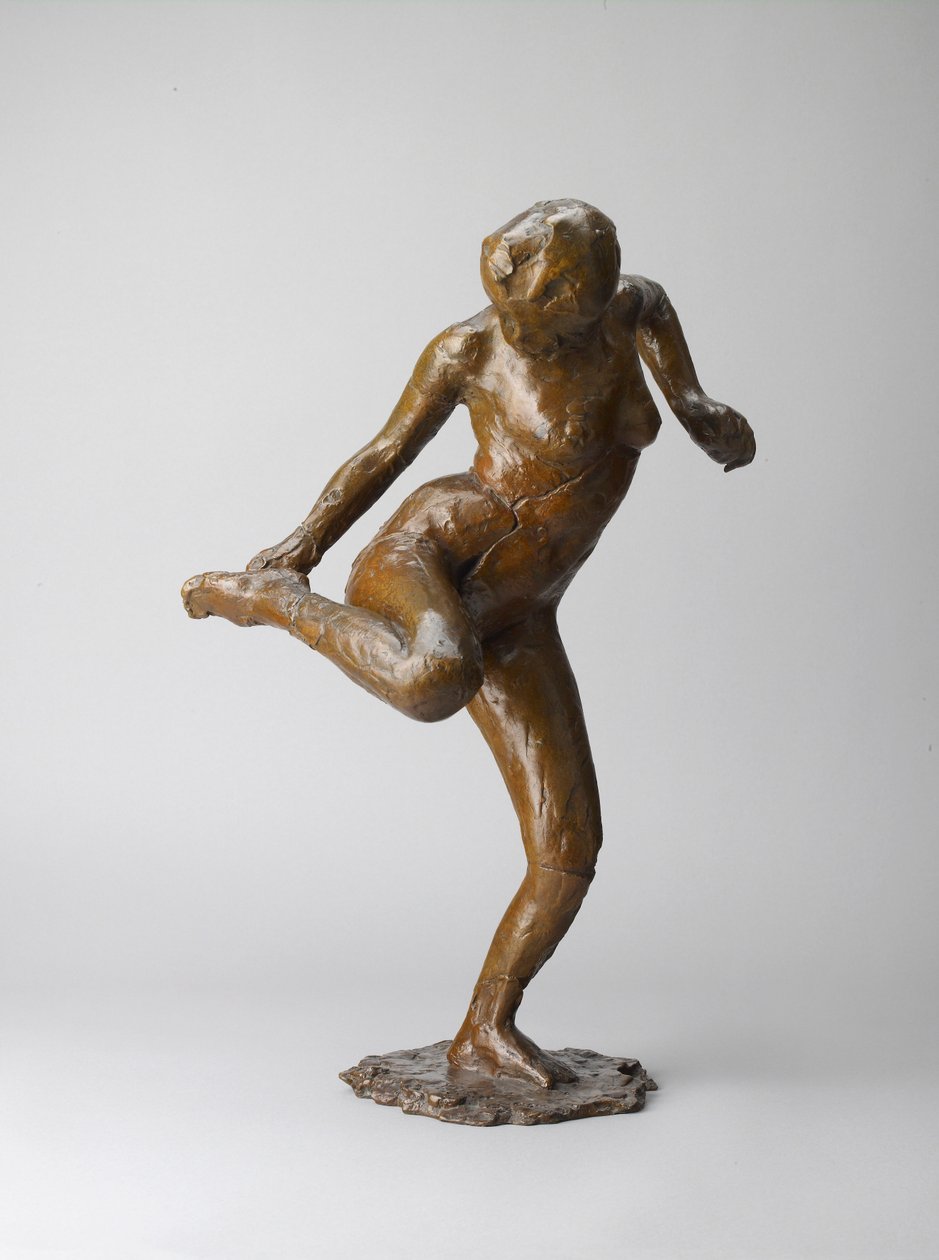 Tancerka patrząca na podeszwę prawej stopy, 1882-1895 autorstwa Edgar Degas