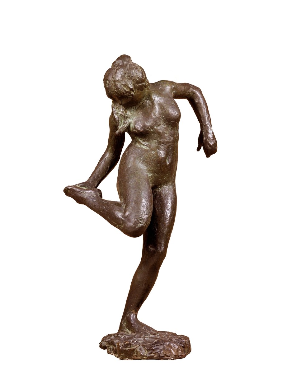 „Tancerka patrząca na podeszwę prawej stopy”, ok. 1890 r. autorstwa Edgar Degas