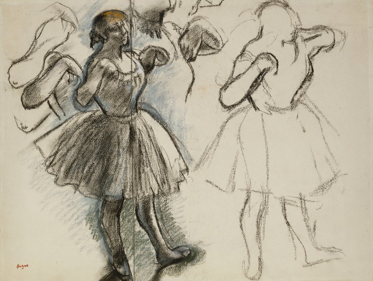tancerze; Tancerze, autorstwa Edgar Degas