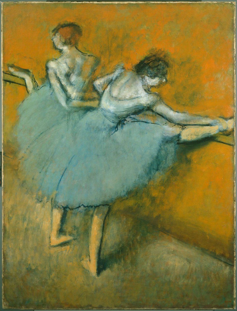 Tancerki przy drążku autorstwa Edgar Degas