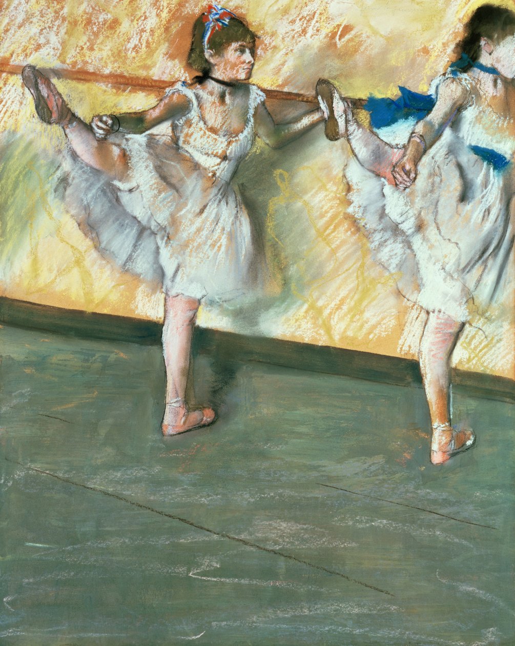 Tancerze w barze, ok. 1877-79 autorstwa Edgar Degas