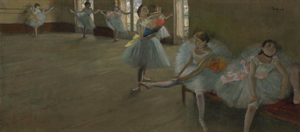 Tancerze w klasie, ok.1880 autorstwa Edgar Degas