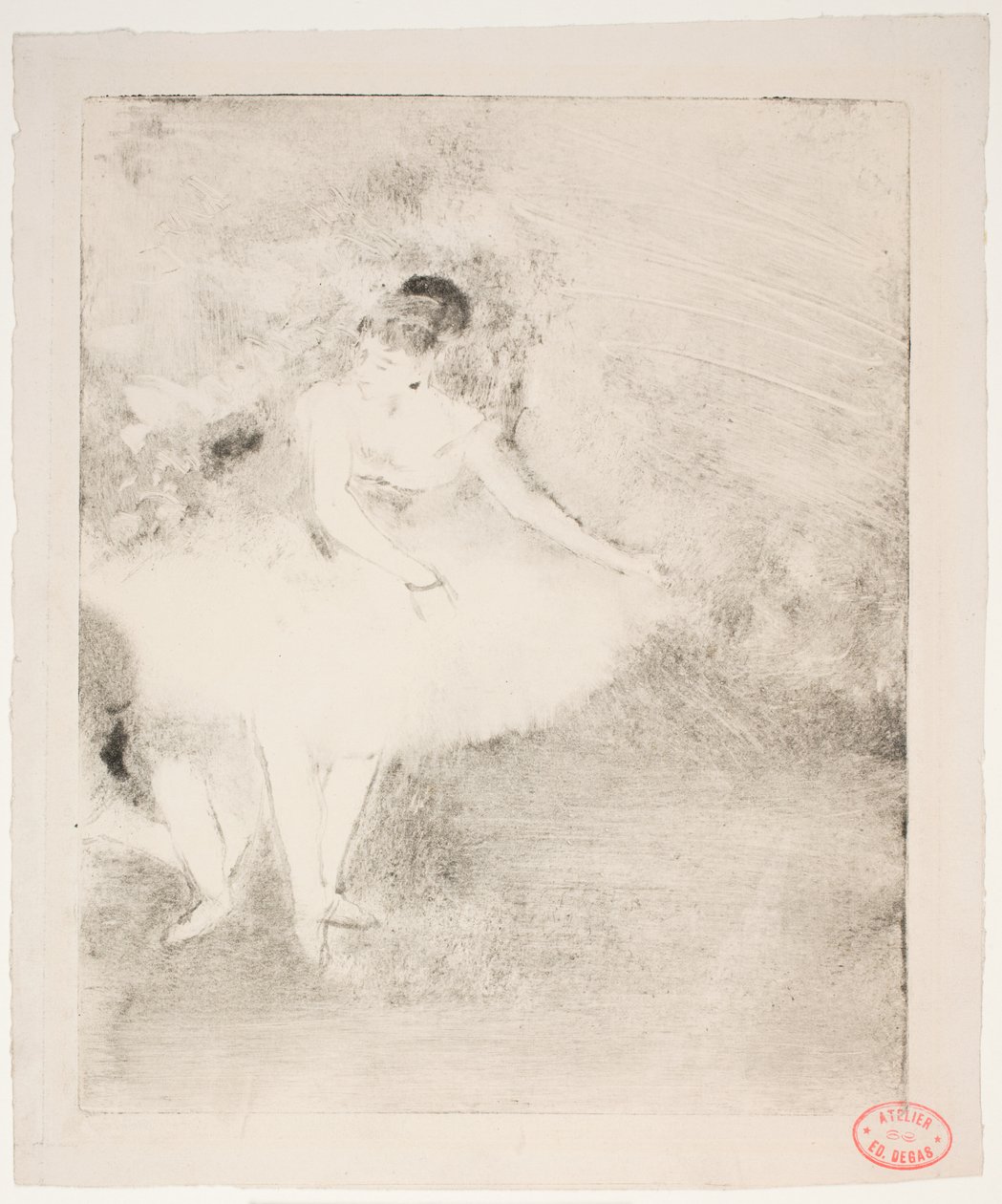Taniec na scenie autorstwa Edgar Degas
