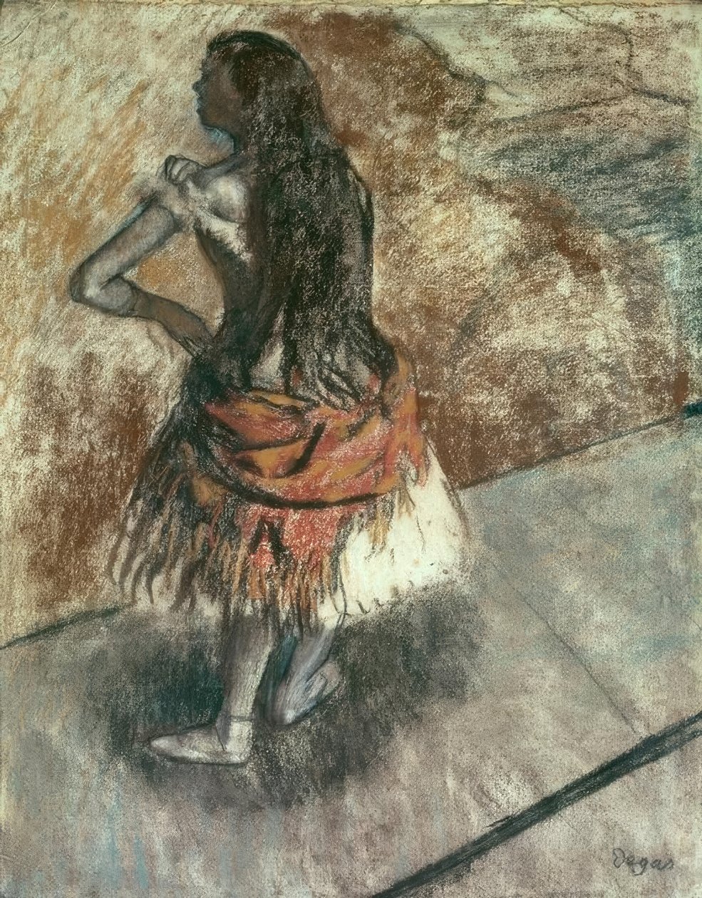 Tancerz autorstwa Edgar Degas