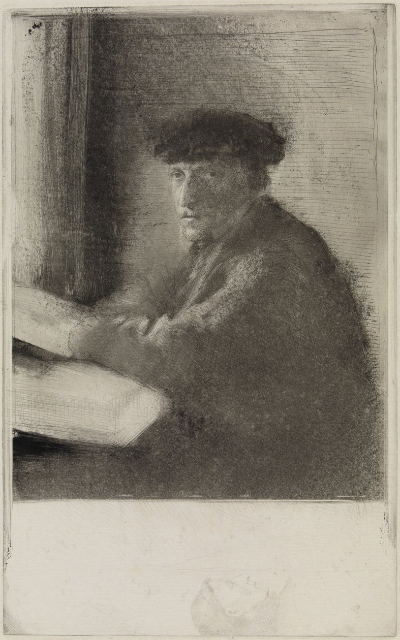 Joseph Tourny, sztyletnik, półpostaciowy autorstwa Edgar Degas