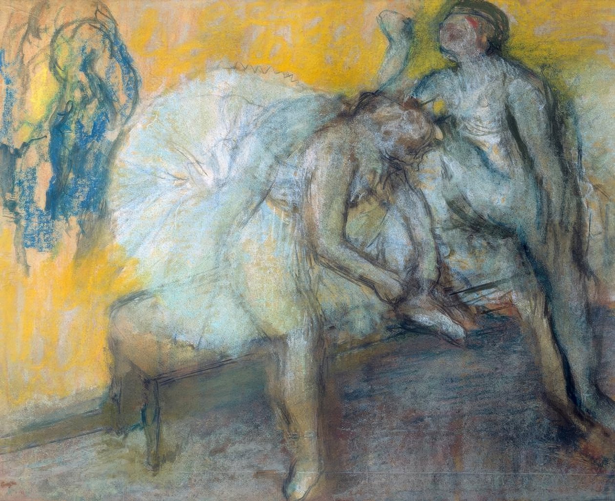 Dwie tancerki w spoczynku autorstwa Edgar Degas