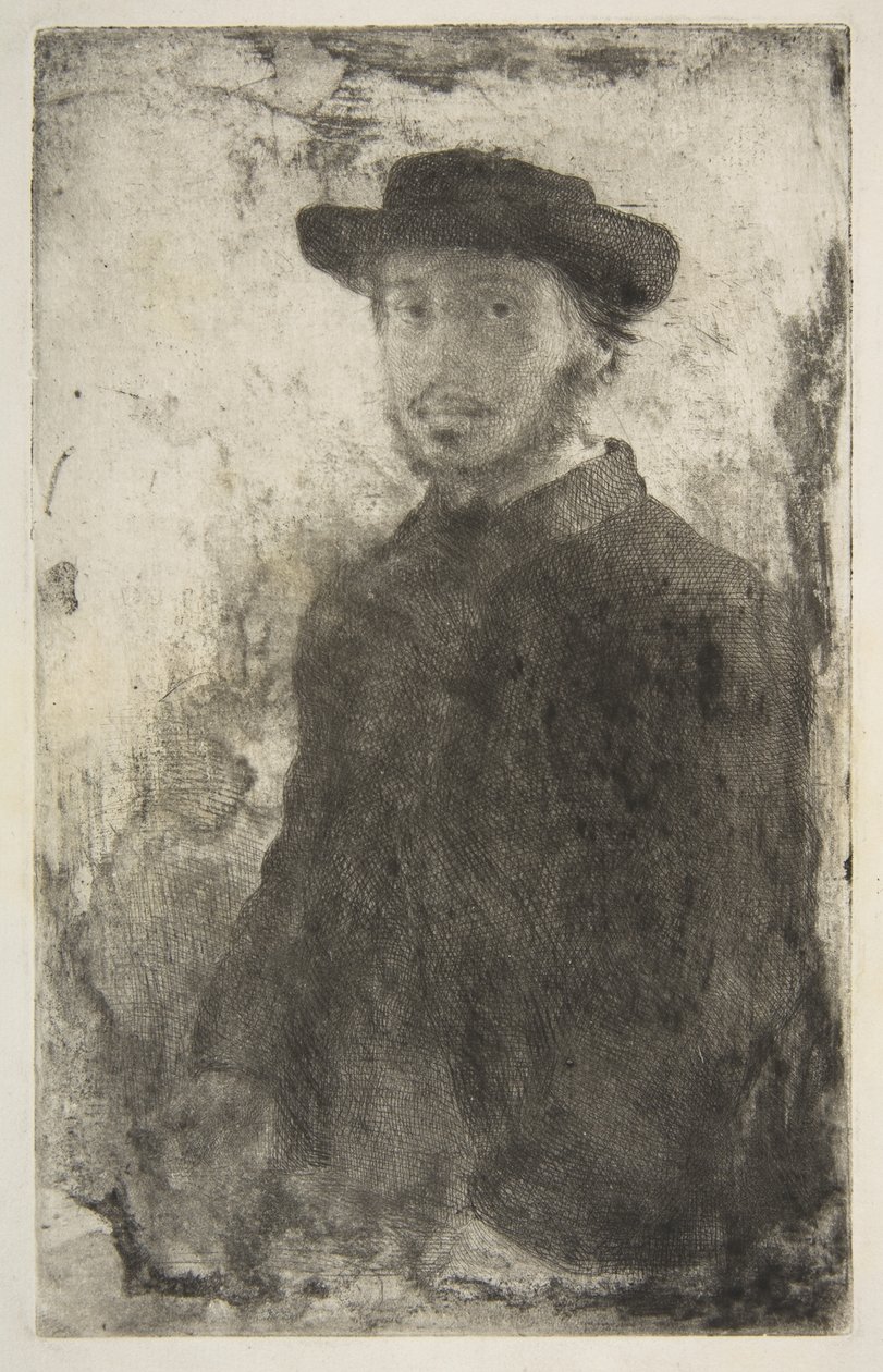 Edgar Degas: autoportret autorstwa Edgar Degas