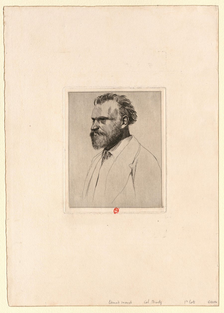 Édouard Manet autorstwa Edgar Degas