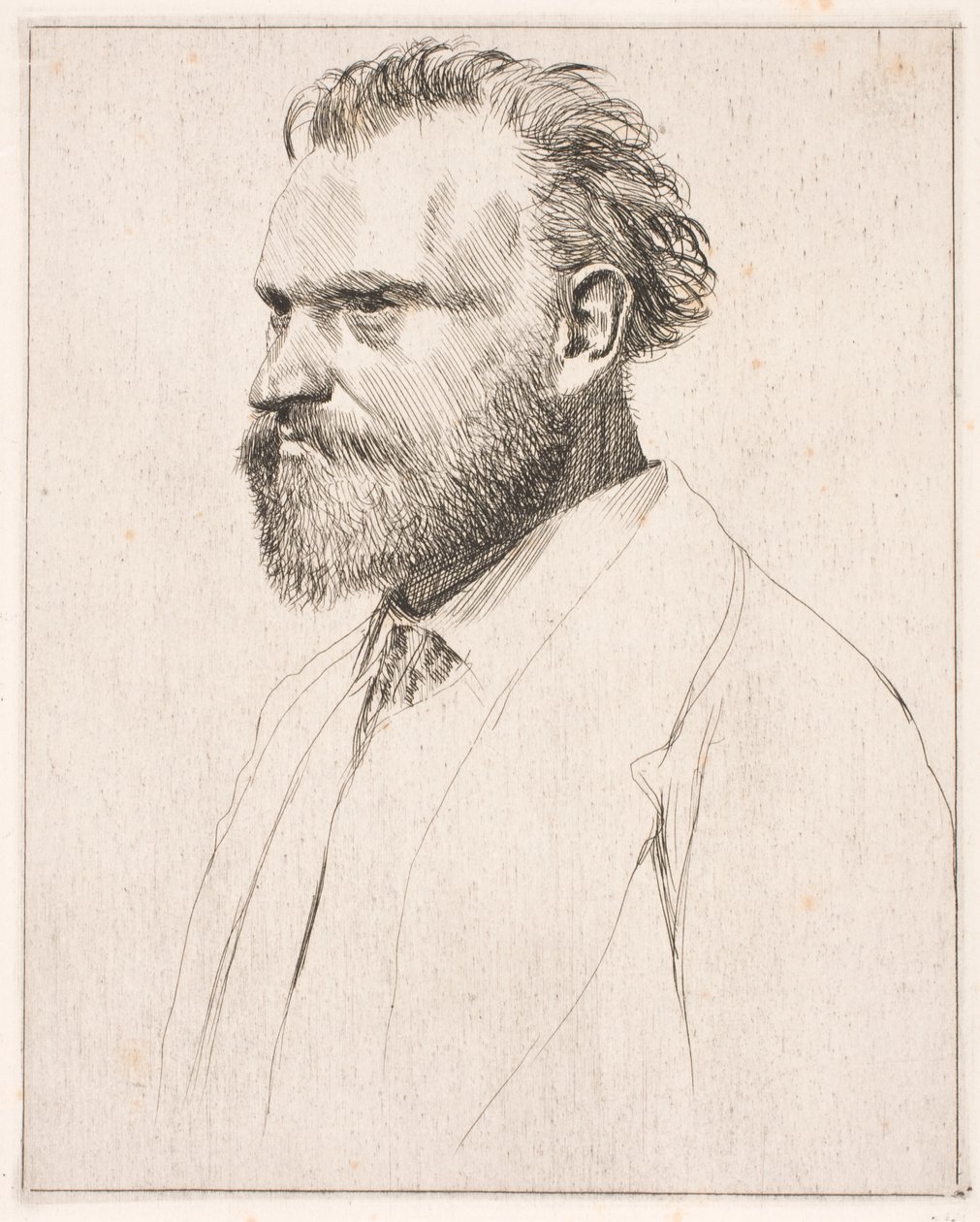 Edouard Manet. Portret do połowy tułowia autorstwa Edgar Degas