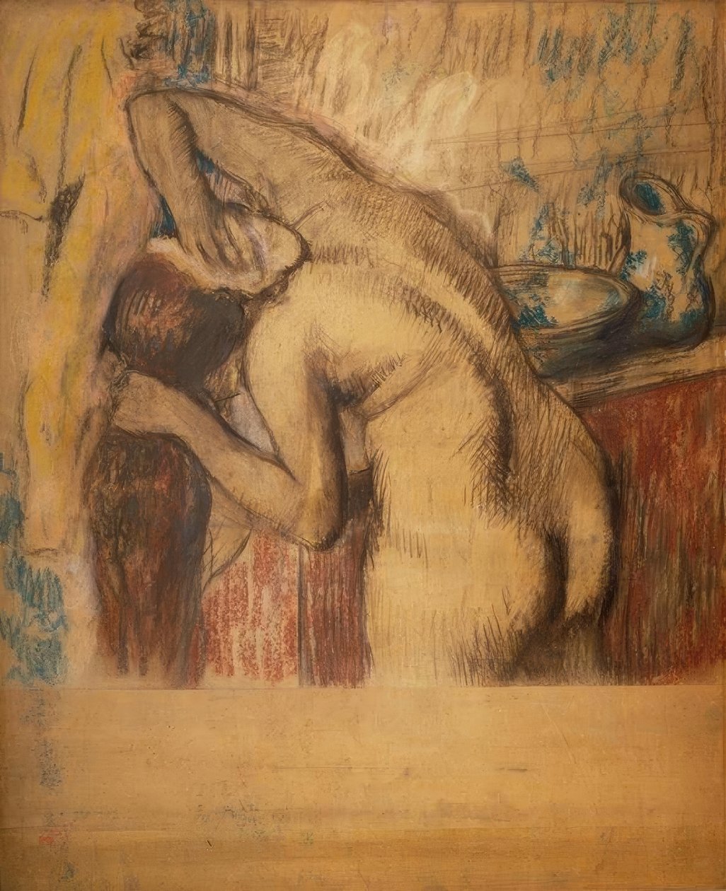 Kobieta ma toaletę autorstwa Edgar Degas