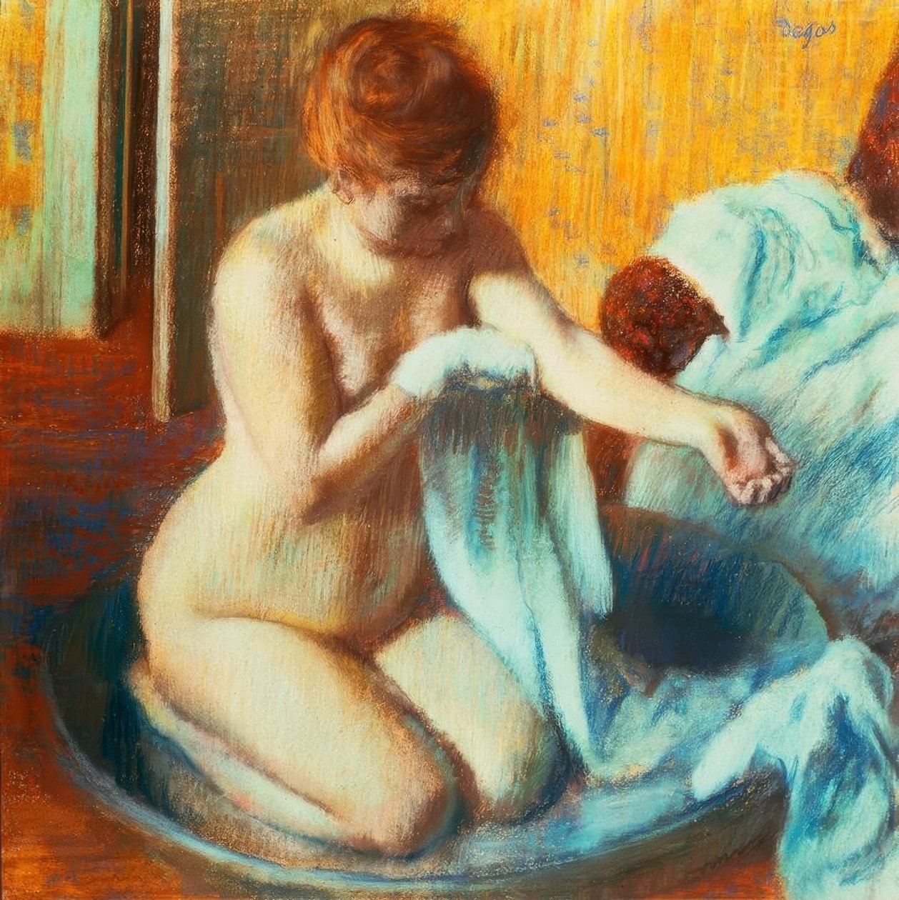 Kobieta w wannie autorstwa Edgar Degas