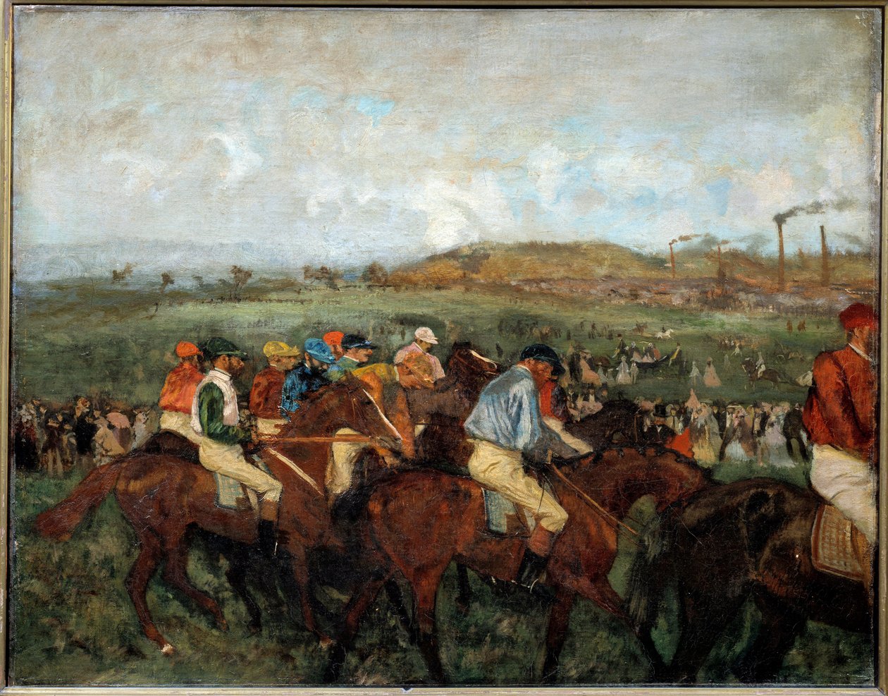 Wyścig dżentelmenów. Przed odlotem autorstwa Edgar Degas