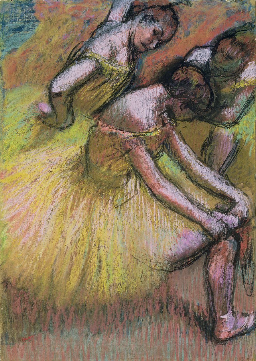 Grupa Trzech Tancerzy autorstwa Edgar Degas