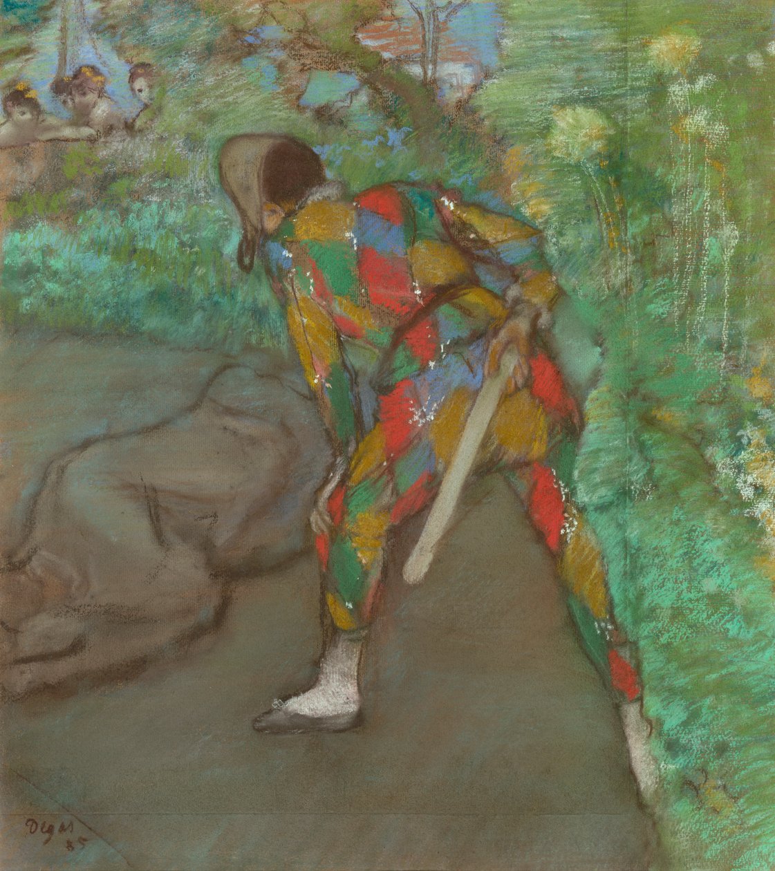 Harlequin autorstwa Edgar Degas