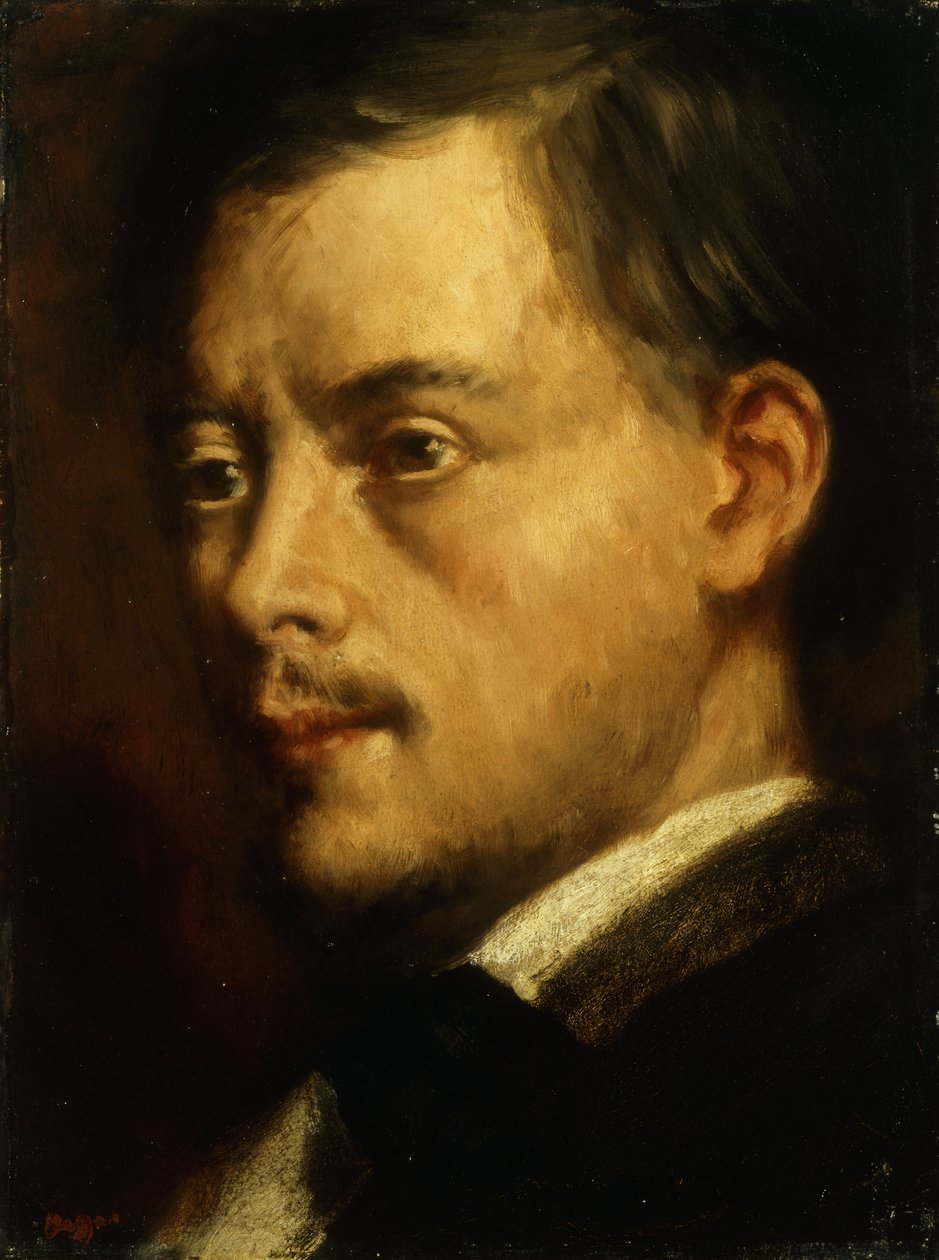 Głowa mężczyzny; Głowa mężczyzny, ok. 1864 r. autorstwa Edgar Degas