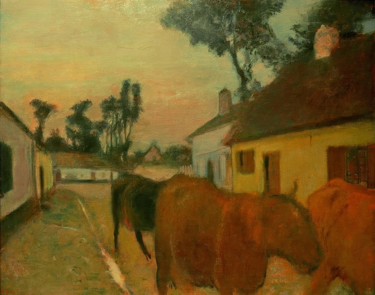 Powrót stada autorstwa Edgar Degas
