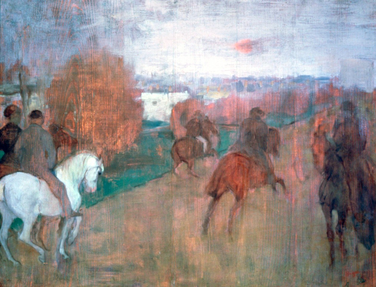 Jeźdźcy konni, 1864-1868 autorstwa Edgar Degas