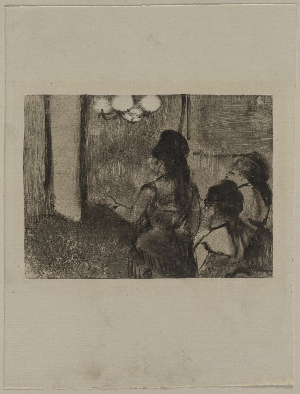 W Salonie autorstwa Edgar Degas