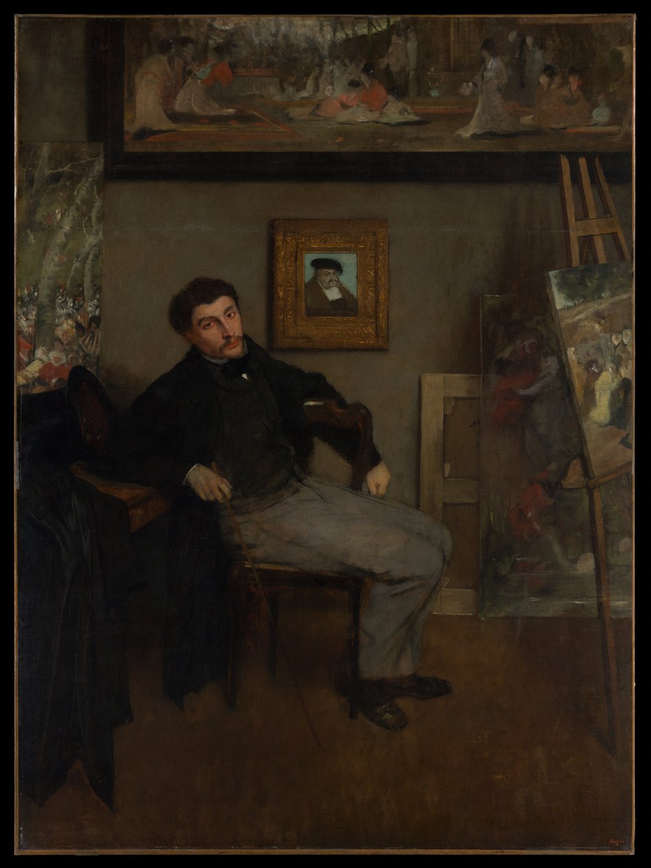 James-Jacques-Joseph Tissot (1836–1902) autorstwa Edgar Degas
