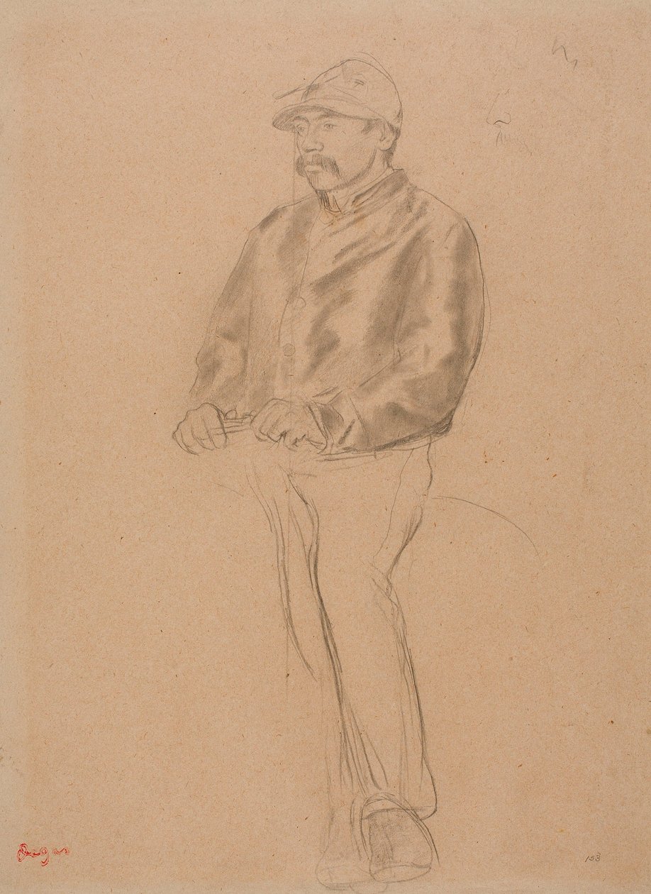 Jockey autorstwa Edgar Degas