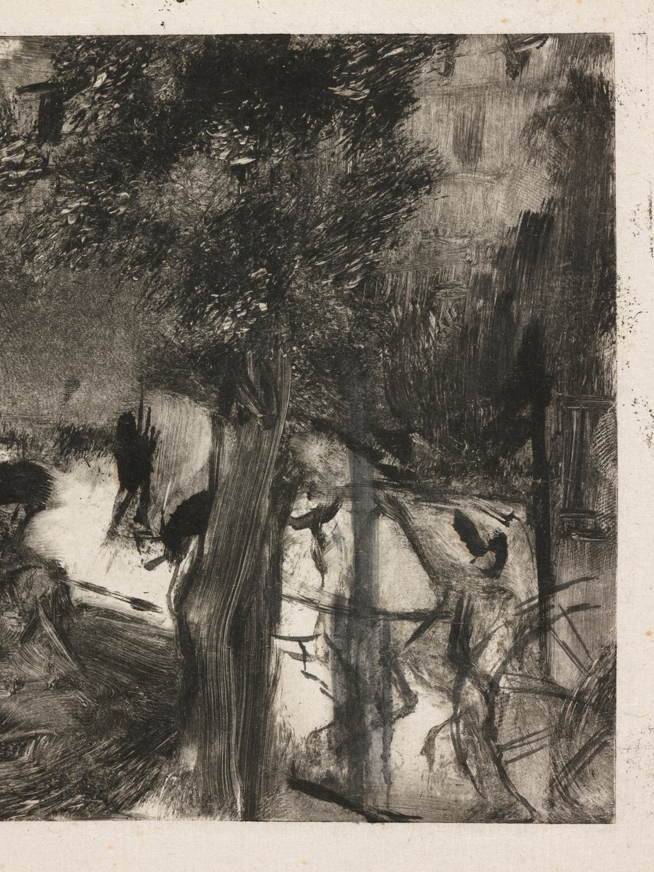 Aleja Drewna autorstwa Edgar Degas